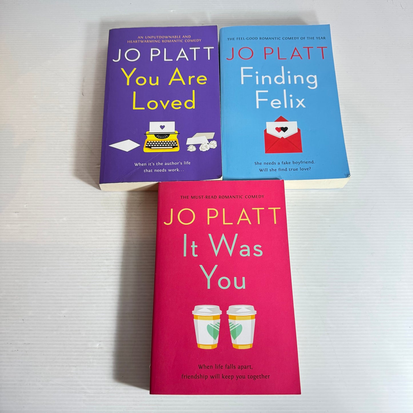Jo Platt Book Bundle x 3 - It Was You, Finding Felix & You are Loved