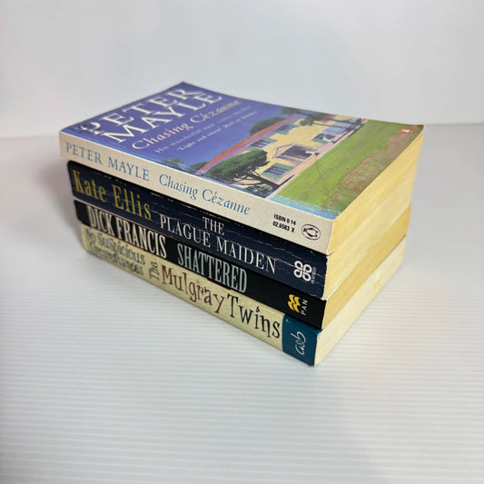 Mystery/Crime Book Bundle x 4 Books : Various Authors (2066)