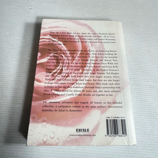 All For Love : Great Love Affairs.... Great Stories - Megan Gressor & Kerry Cook