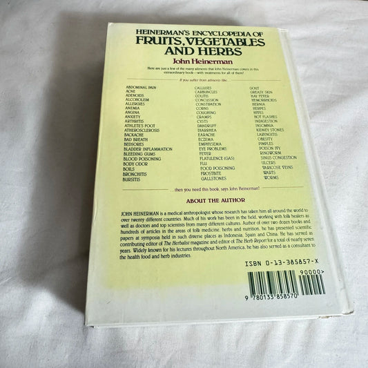 Heinerman's Encyclopedia of Fruits, Vegetables, and Herbs - John Heinerman