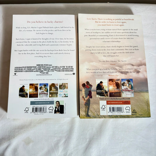 Nicholas Sparks Romance Book Bundle x 2 - Safe Haven & The Lucky One