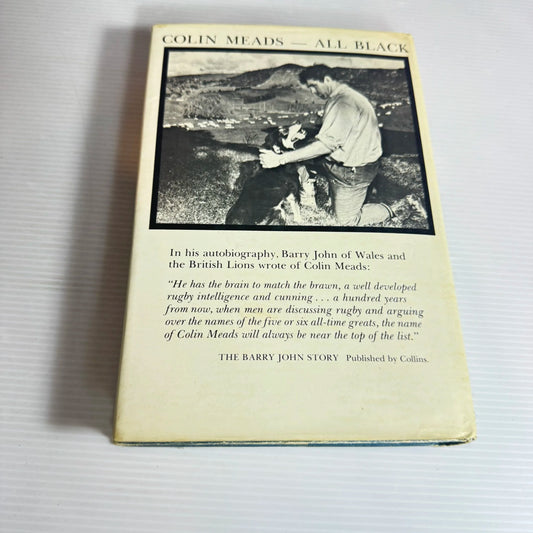 Colin Meads All Black - Alex Veysey (Book signed by Colin Meads) (1974)