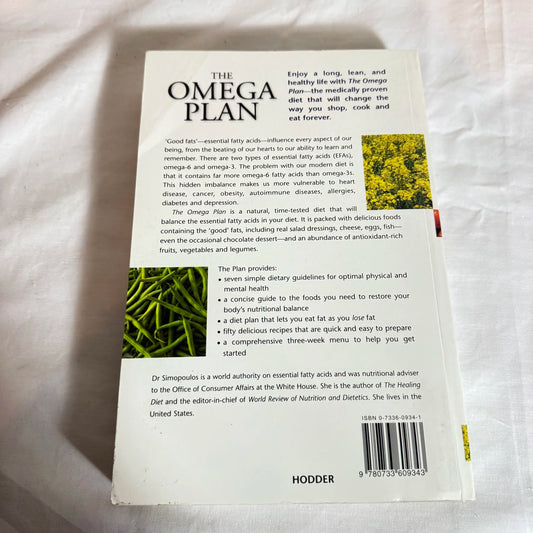 The Omega Plan - Artemis P. Simopoulos & Jo Robinson
