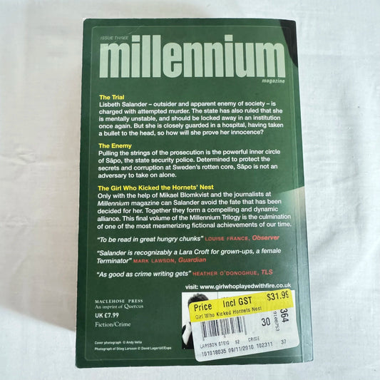 The Girl Who Kicked the Hornets' Nest - Stieg Larsson