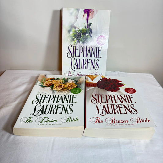 Stephanie Laurens Book Bundle x 3 - From The Black Cobra Quartet Series