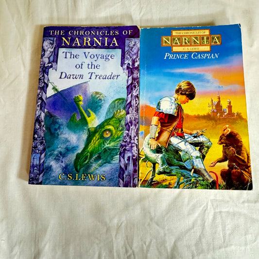 C. S. Lewis Book Bundle x 2 - Prince Caspian & The Voyage of the Dawn Treader