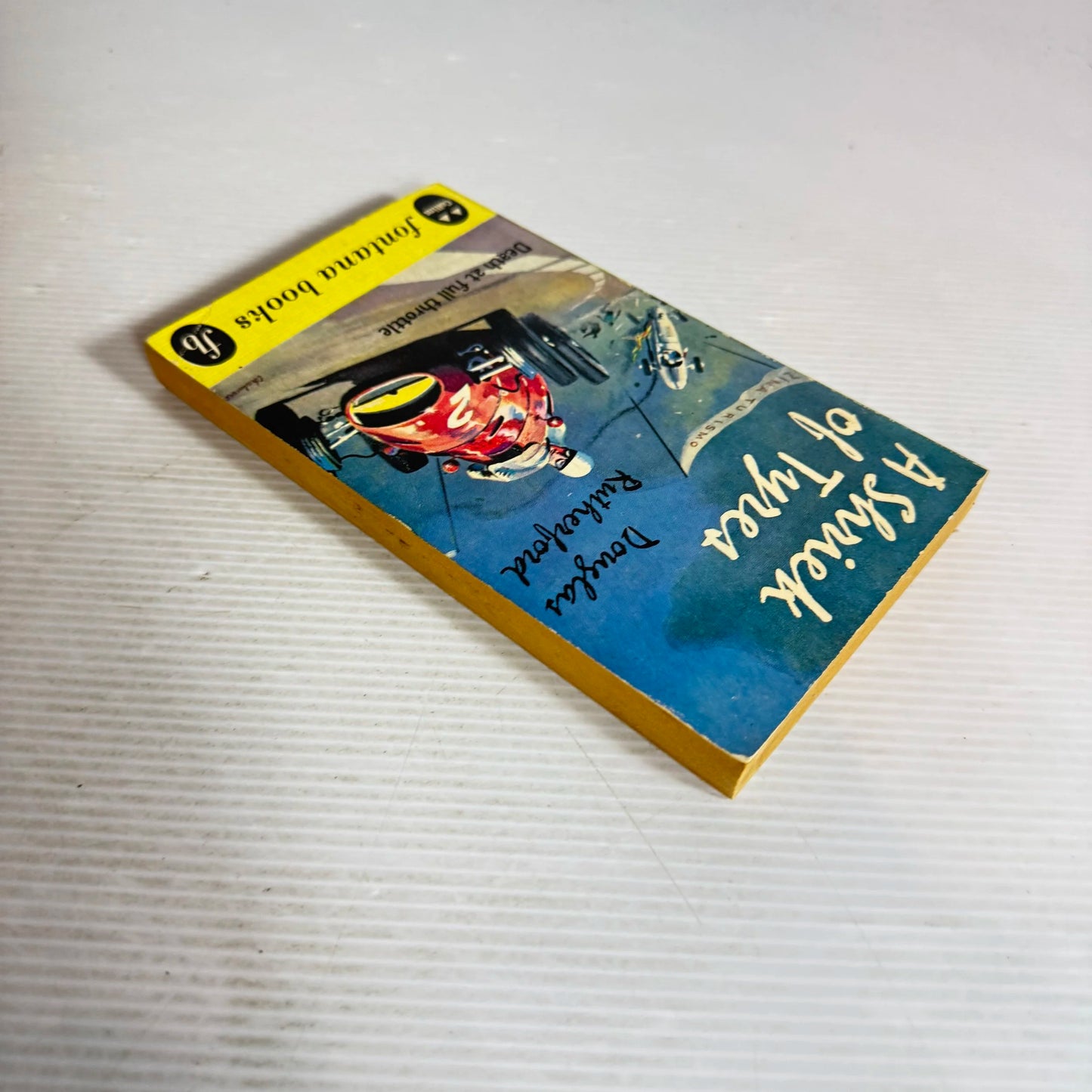 A Shriek of Tyres : Death at Full Throttle - Douglas Rutherford (Vintage 1960)