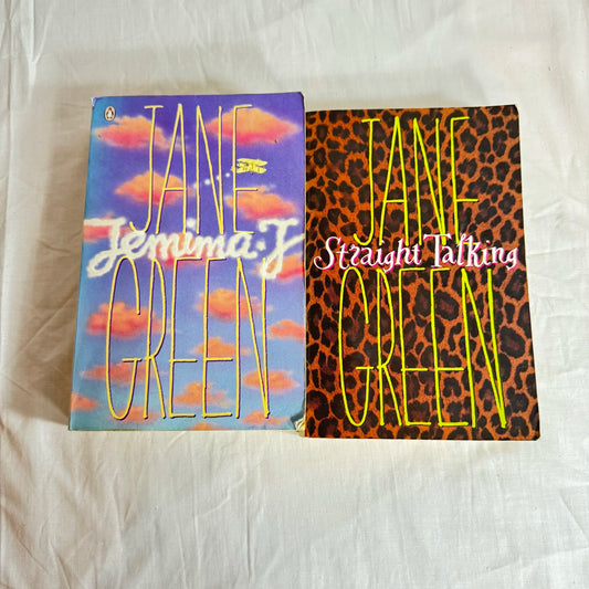 Jane Green Book Bundle x 2 - Straight Talking & Jemima. J.