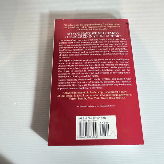 Working with Emotional Intelligence - Daniel Goleman