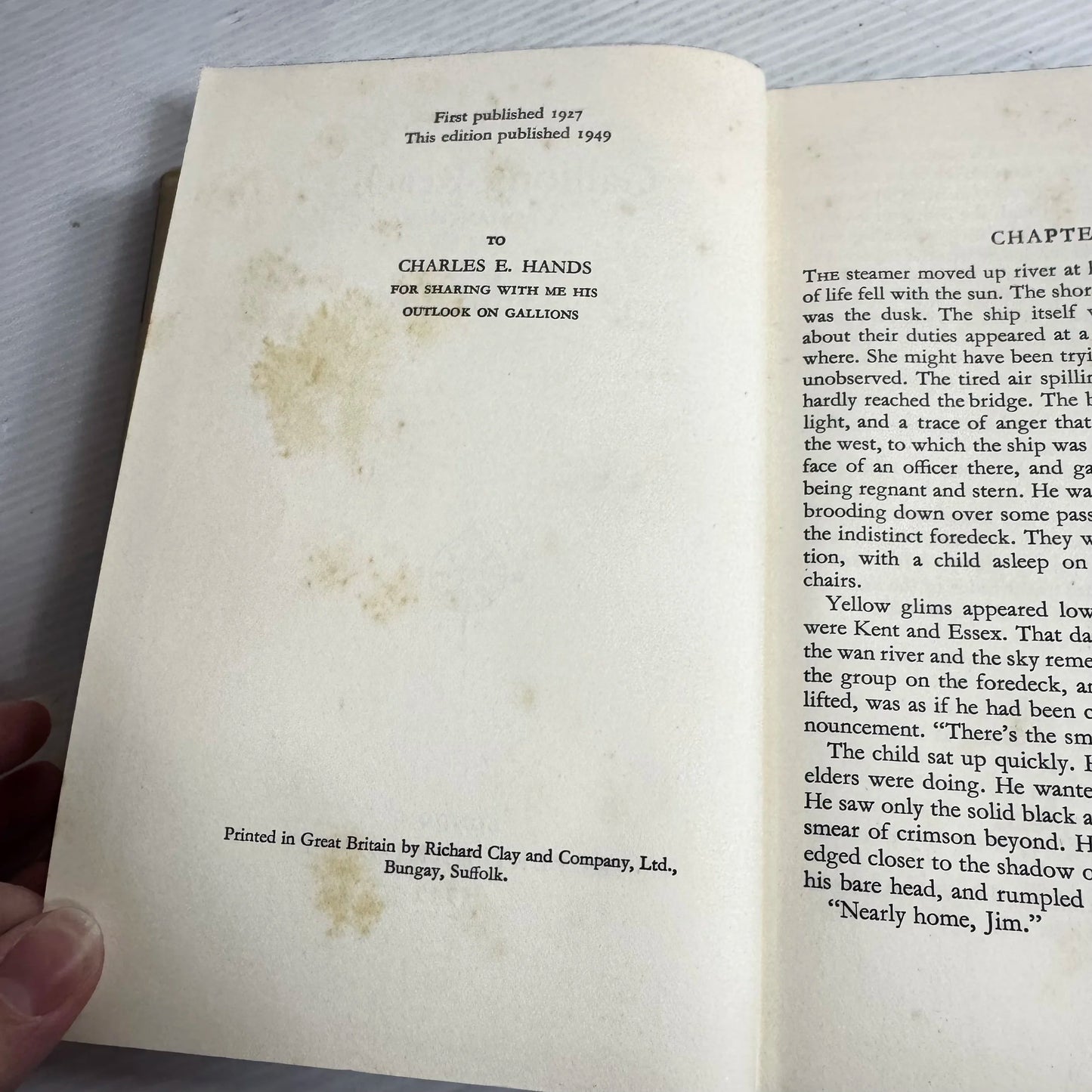 Gallions Reach - H.M. Tomlinson (1949)