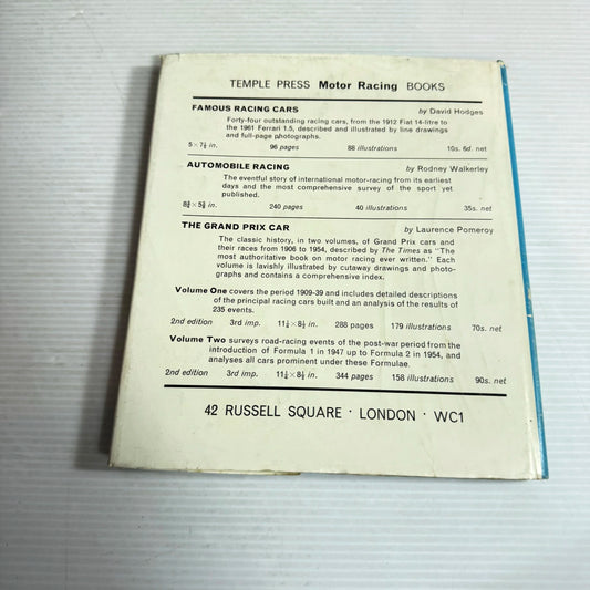 The Le Mans 24-Hour Race : Classic Motor Racers - David Hodges (1963)