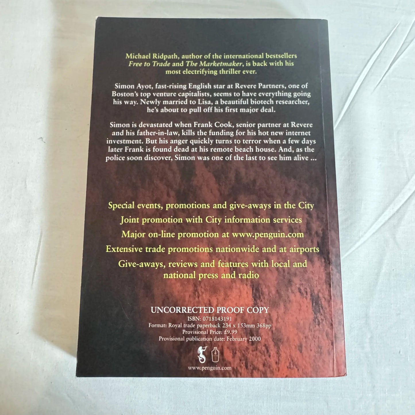 Final Venture - Michael Ridpath