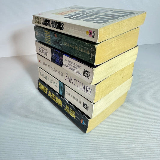 Thriller Book Bundle x 6 Books Various Authors (616)