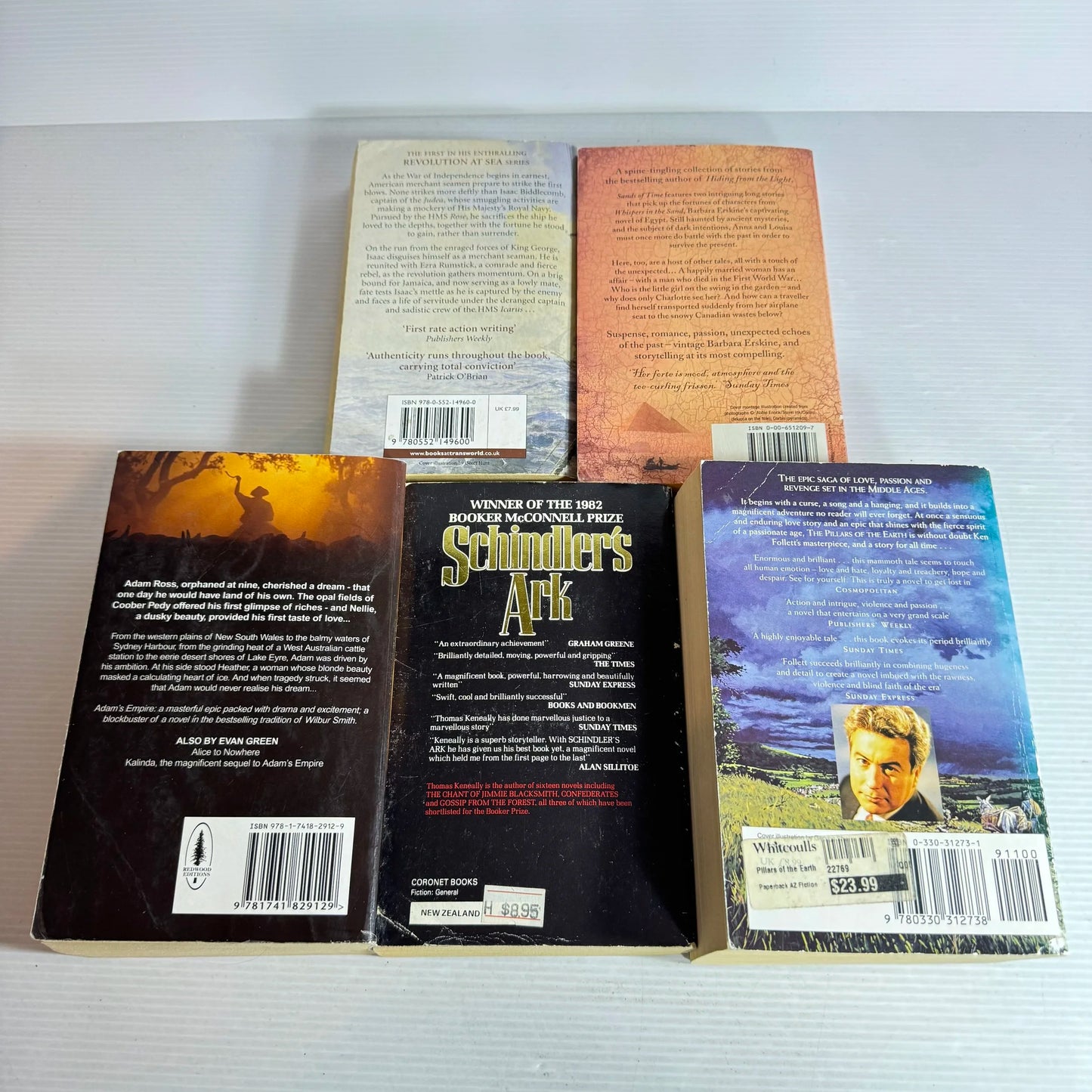 Historical Book Bundle x 5 Books Various Authors (611)