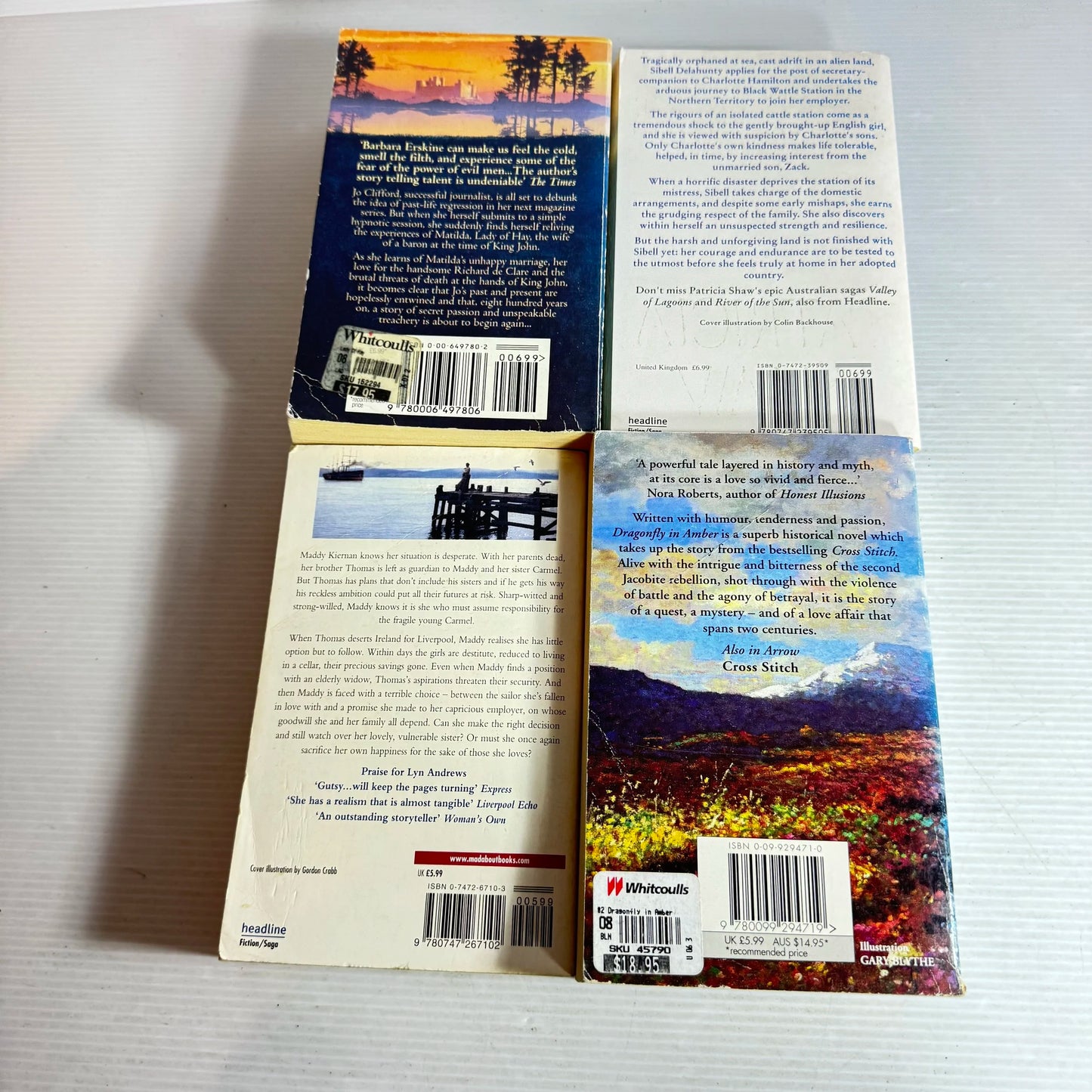 Historical Book Bundle x 4 Books : Various Authors (609)