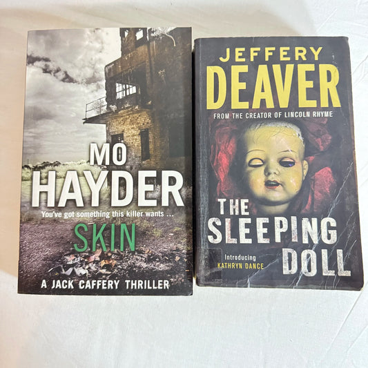 Thriller Book Bundle x 2 - The Sleeping Doll & Skin