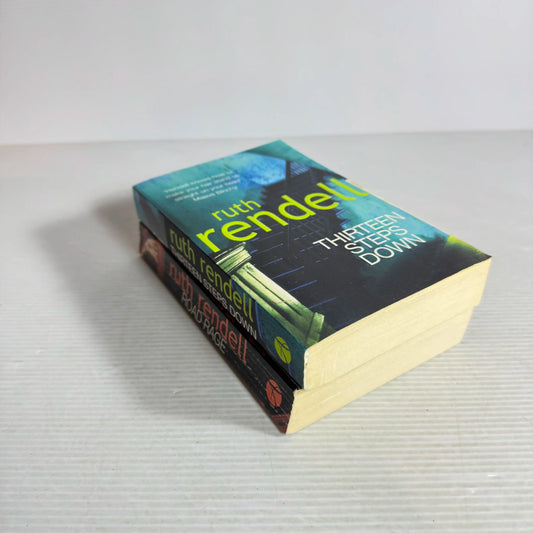 Ruth Rendell Book Bundle x 2 Books : Road Rage & Thirteen Steps Down (600)