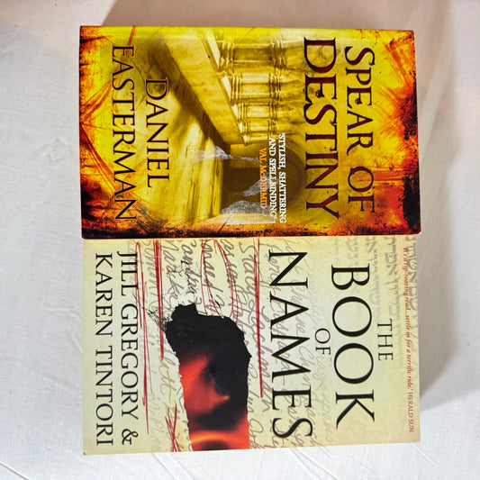 Historical Thriller Book Bundle x 2 - The Book of Names & Spear of Destiny