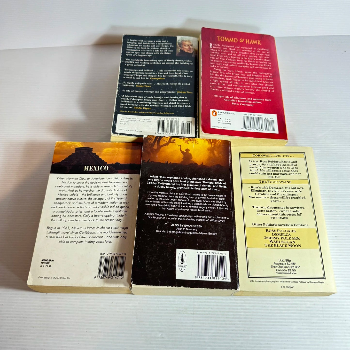 Historical Book Bundle x 5 Books Various Authors (588A)