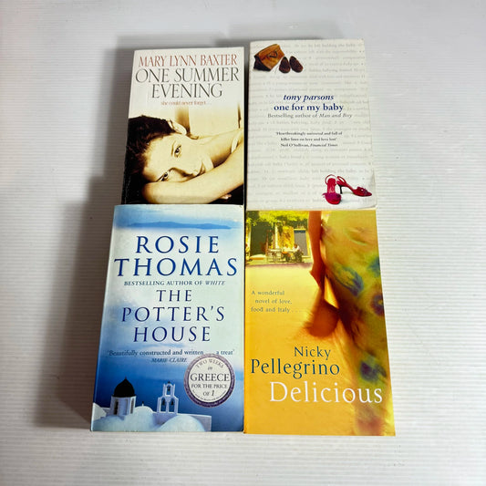 Contemporary Romance Book Bundle x 4 Books Mixed Authors (568)