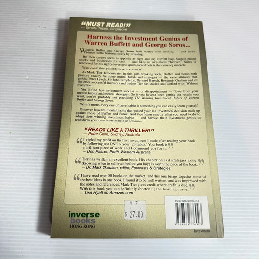 The Winning Investment Habits of Warren Buffett & George Soros - Mark Tier