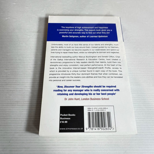 Now, Discover Your Strengths : How To Develop Your Talents and Those of the People You Manage - Marcus Buckingham