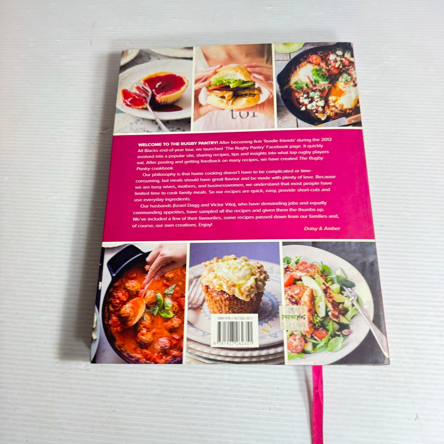 Rugby Cookbook Bundle x 2 Books : The Rugby Pantry Healthy Measures & Guilty Pleasures and The NZ Rugby Stars Cookbook (632)