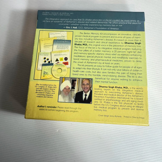 The Better Memory Kit - Dharma Singh Khalsa M.D.