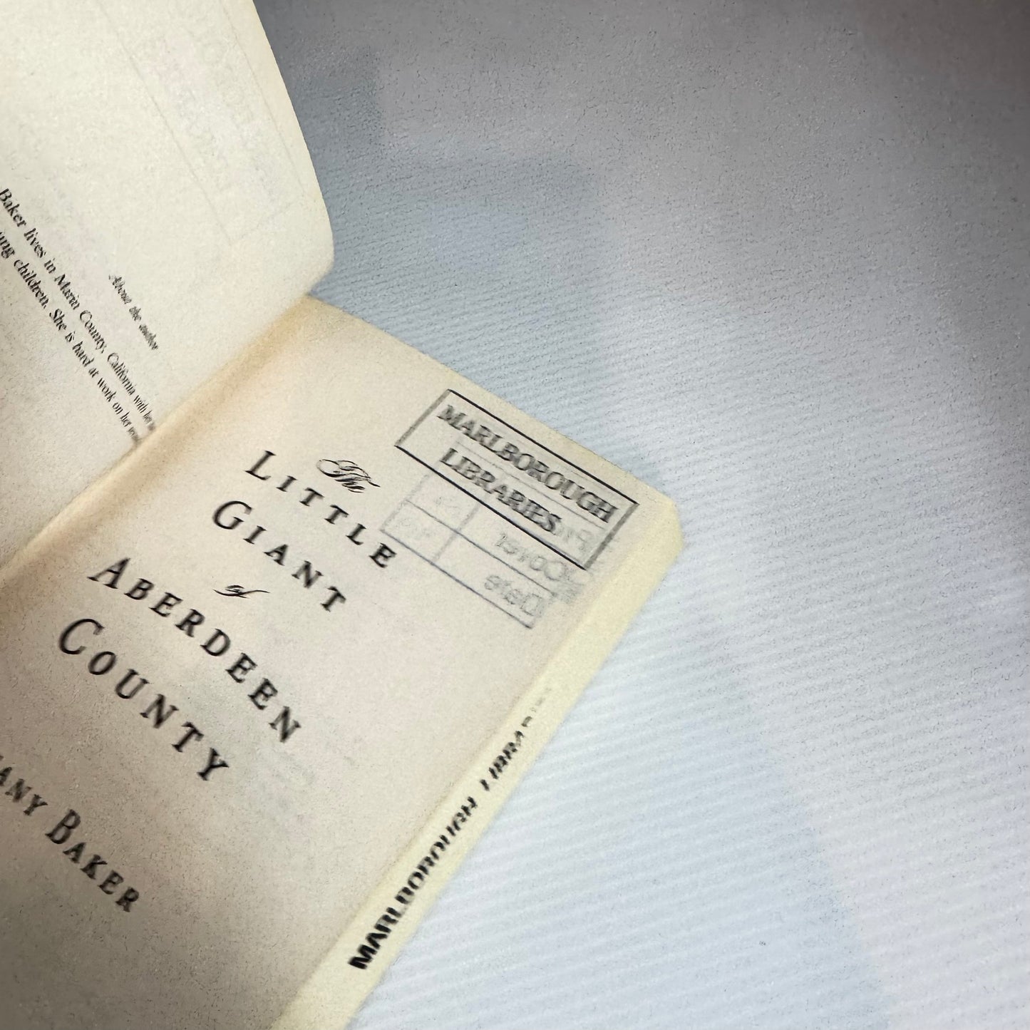 The Little Giant of Aberdeen County - Tiffany Baker