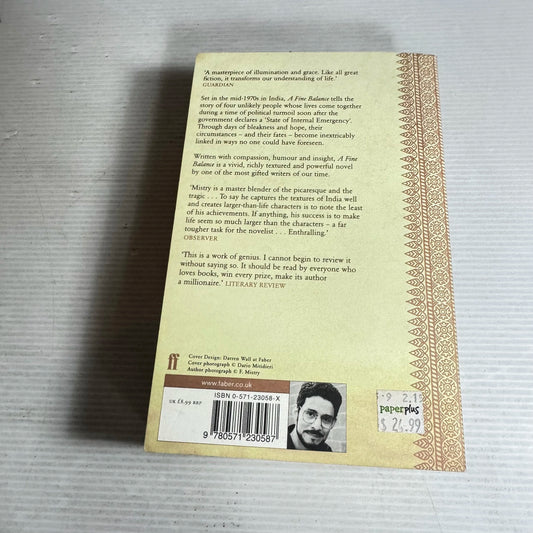 A Fine Balance - Rohinton Mistry