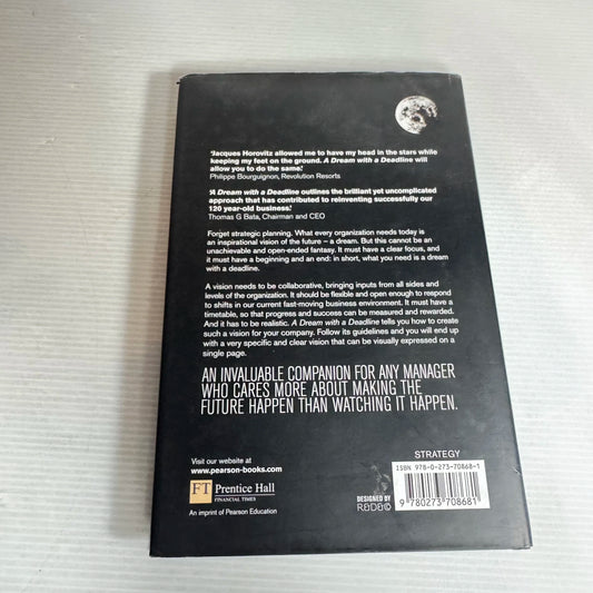 A Dream With A Deadline: Turning Strategy into Action - Jacques Horovits with Anne- Valerie Ohlsson-Corboz