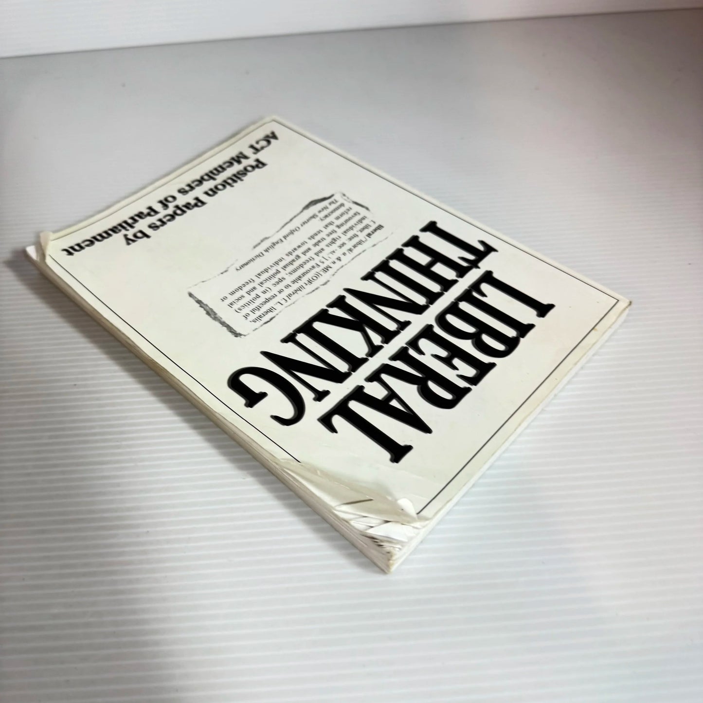 Liberal Thinking - Act Members of Public