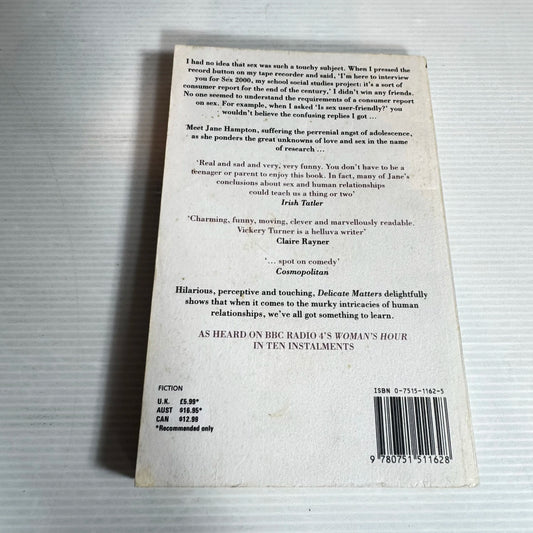 Delicate Matters - Vickery Turner