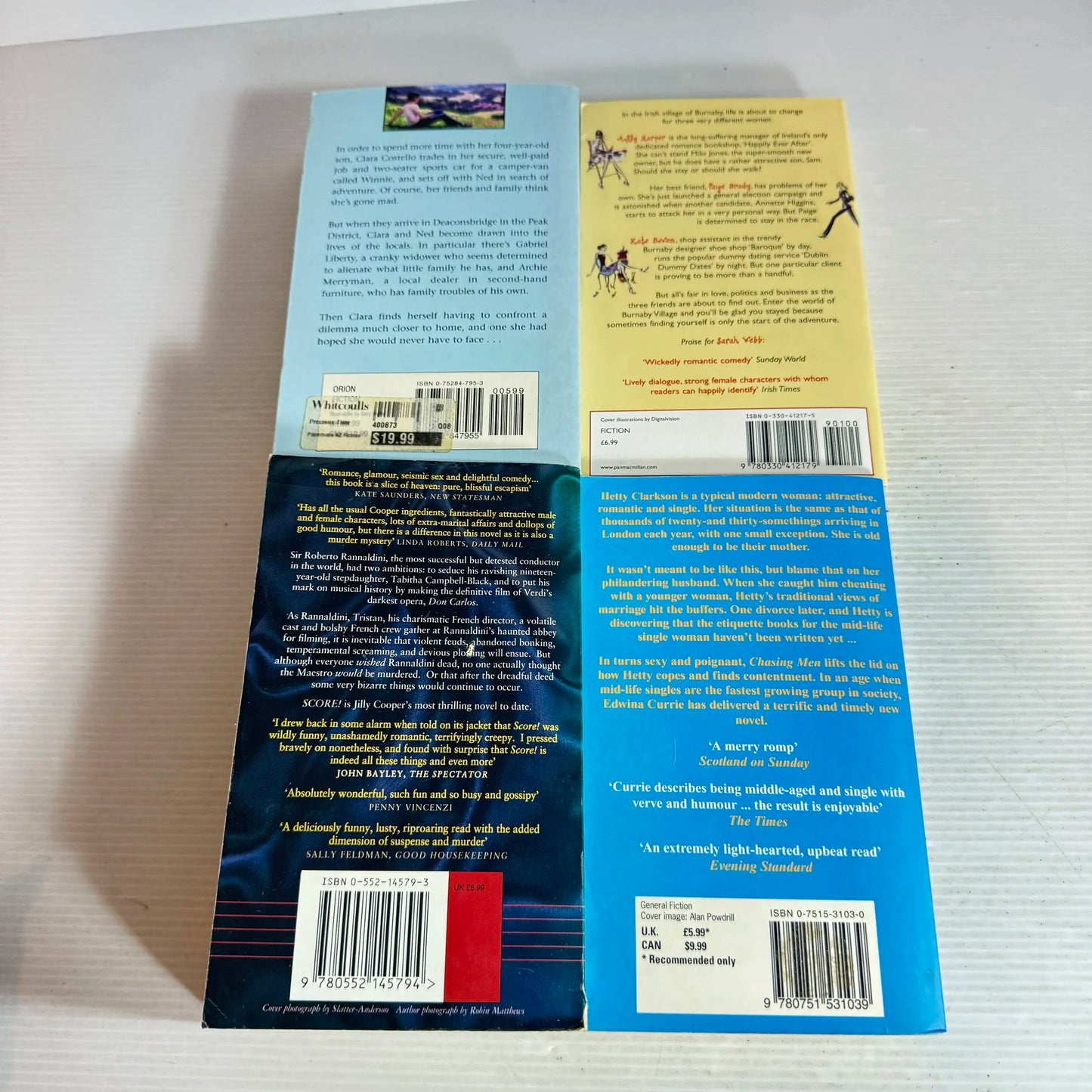 Chick Lit Book Bundle X 4 Books : Mixed Authors (712)