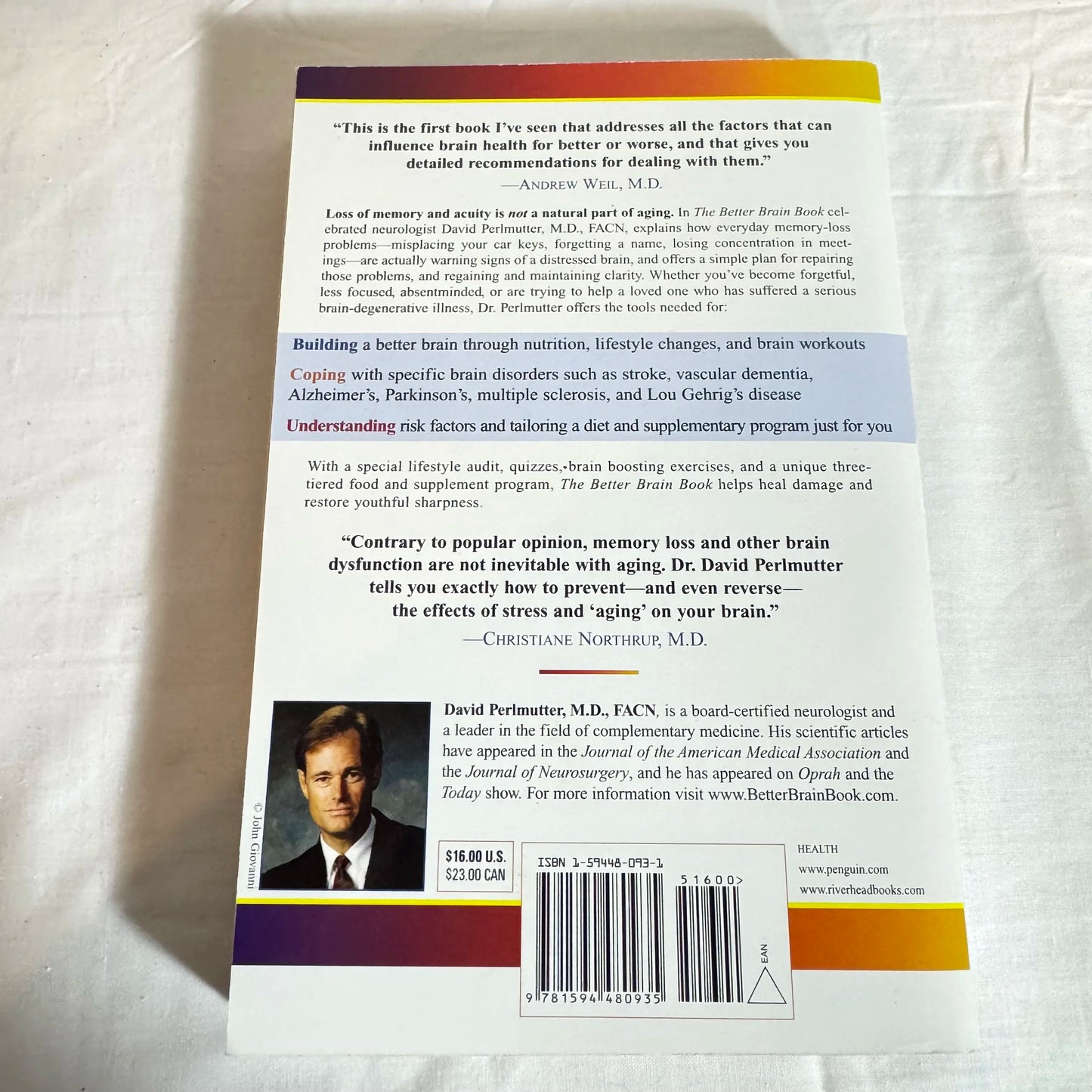 The Better Brain Book - David Perlmutter M.D & Carol Colman