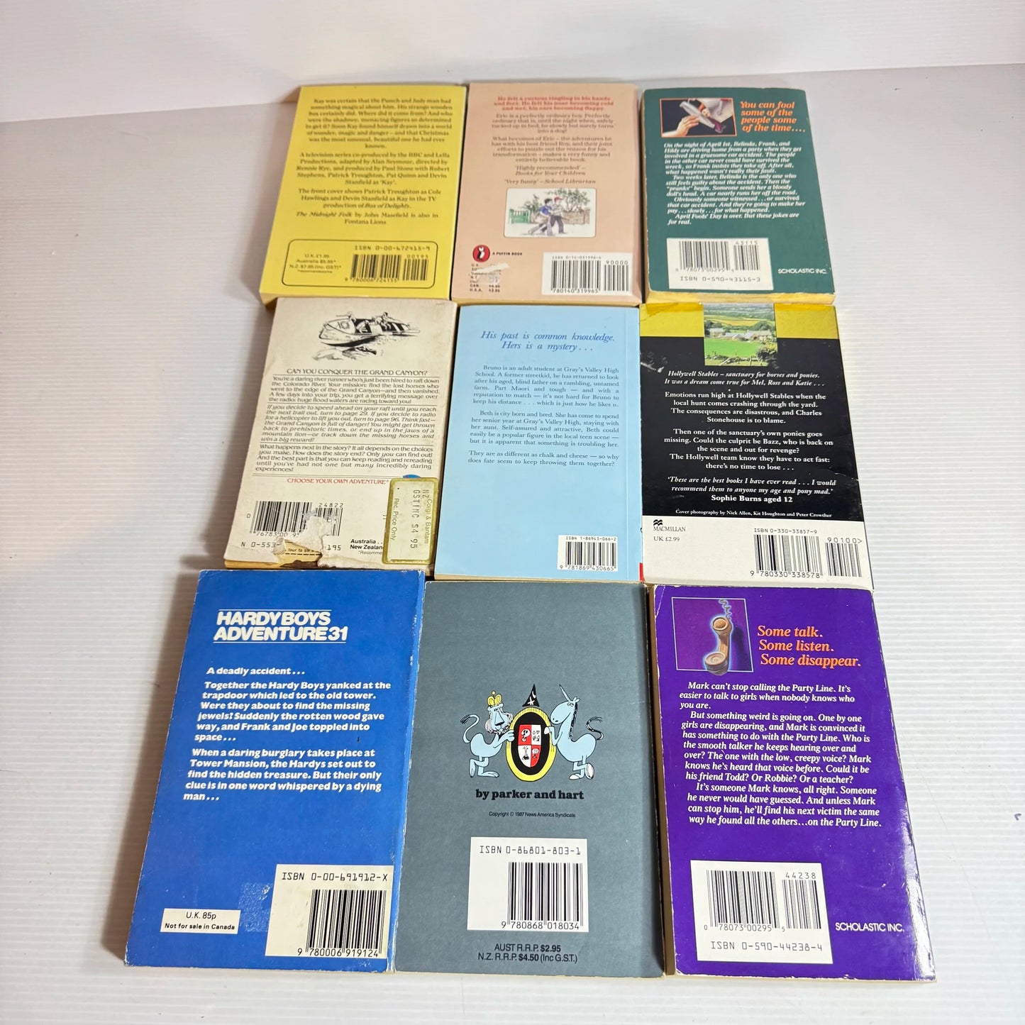 Children's Chapter Book Bundle x 9 Books : Various Themes & Authors (704)