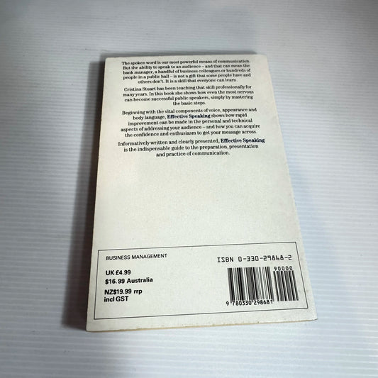 Effective Speaking - Cristina Stuart