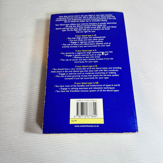 The Eat Right Diet - Dr Peter D'Adamo