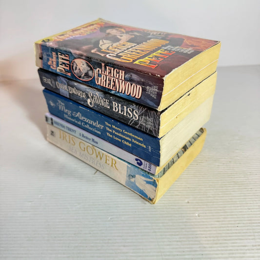 Historical Romance Book Bundle x 5 Books : Various Authors (825)