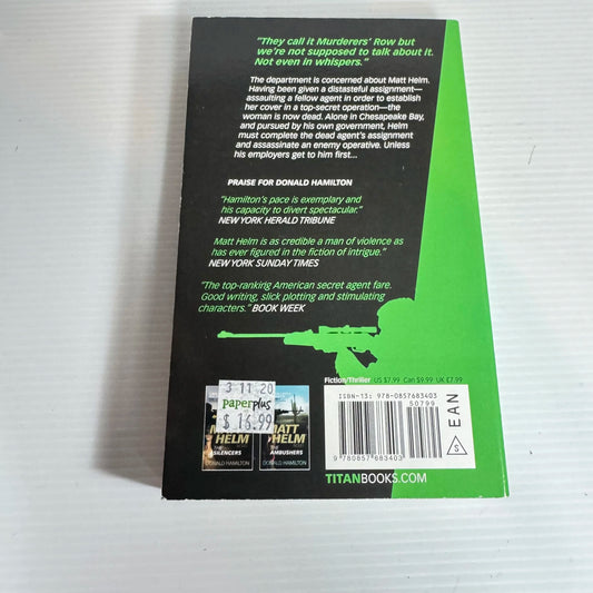 Murderers' Row - Donald Hamilton (A Matt Helm Novel)