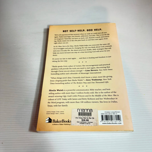 It's Okay Not To Be Okay- Sheila Walsh
