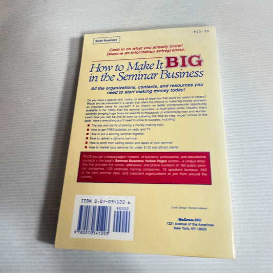 How To Make It Big in the Seminar Business - Paul Karasik