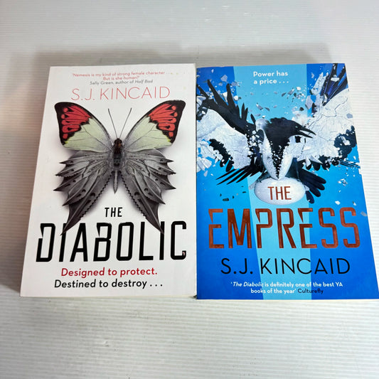 S.J. Kindcaid Book Bundle x 2 Books : The Diabolic & The Empress (2049)