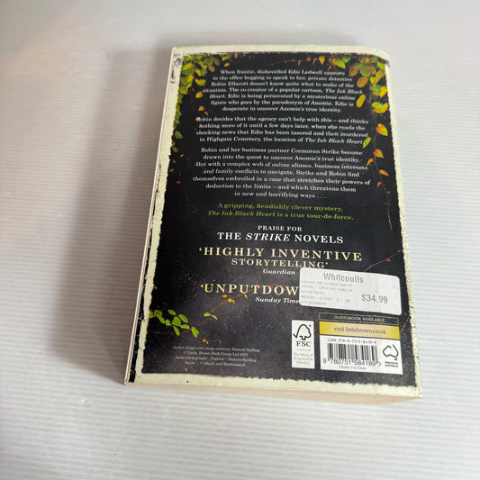 The Ink Black Heart : A Strike Novel - Robert Galbraith