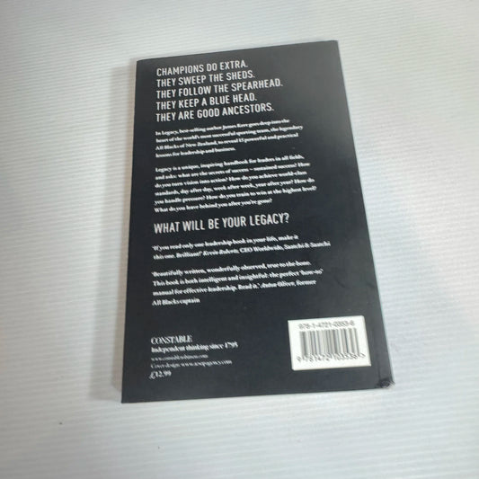 Legacy: 15 Lessons In Leadership - James Kerr