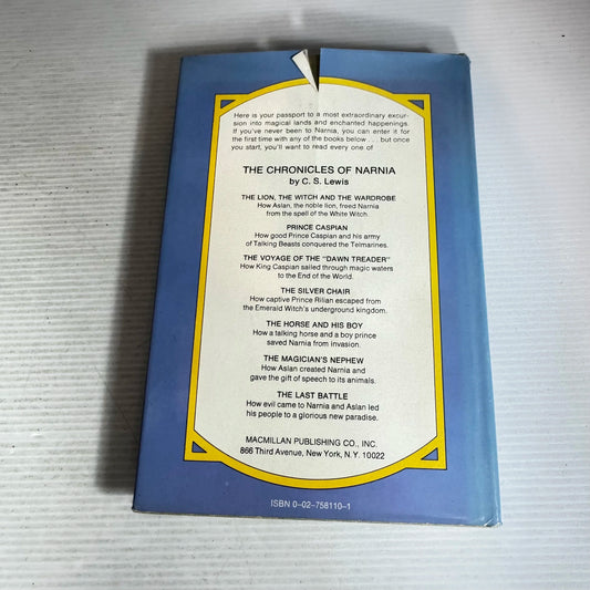 The Lion, The Witch And The Wardrobe - C.S. Lewis (American First Edition 1950)