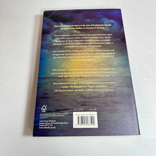 The Casebook Of Victor Frankenstein - Peter Ackroyd