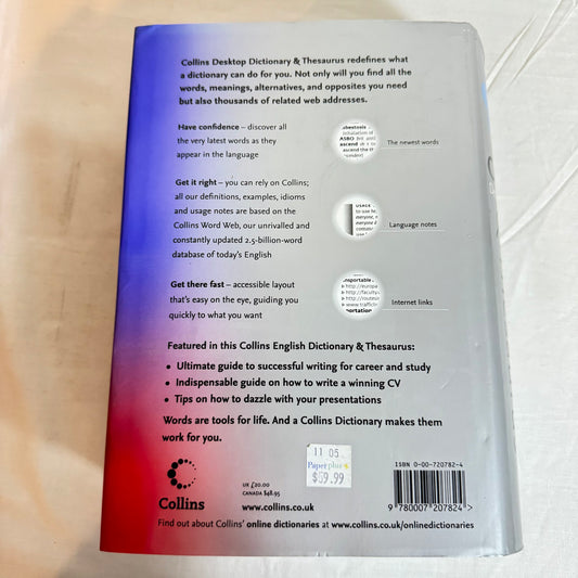 Collins Dictionary & Thesaurus Desktop