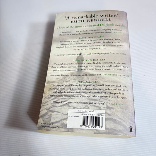 An Adam Dalgliesh Omnibus : A Taste of Death, Devices and Desires, Original Sin - P.D. James