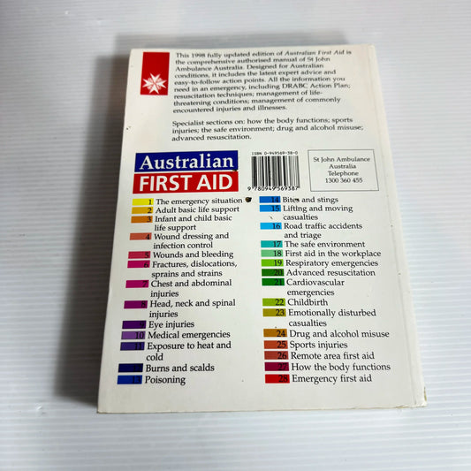 Australian First Aid : An Authorised Manual of St John Ambulance Australia